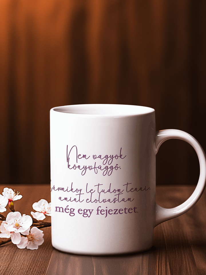 A Könyvmolyok Vallomása bögre product image (1)