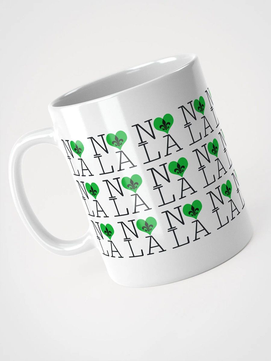 I LOVE NOLA **LEGACY MUG** (GREEN HEART INFINITY WALL) product image (3)