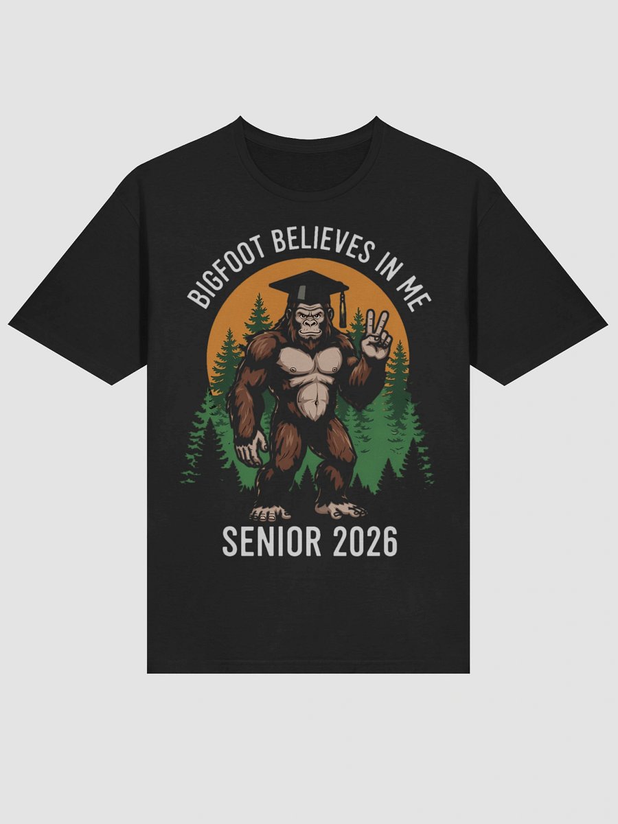 Bigfoot Believes in me Graduation T-Shirt product image (7)