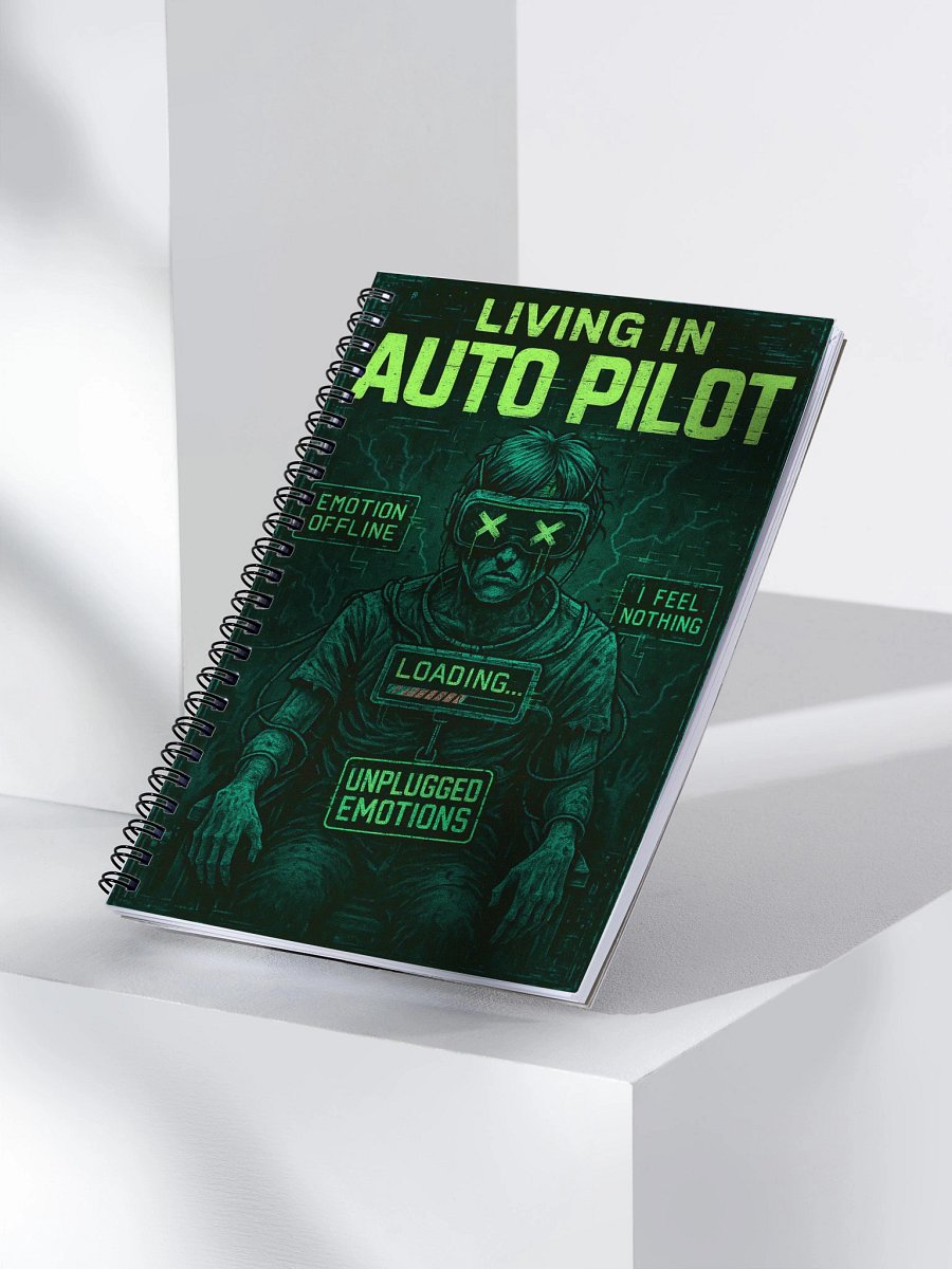 Living in Auto Pilot Spiral Notebook product image (3)