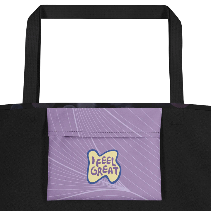 Tote Bag con bolsillo interior Locura púrpura product image (2)