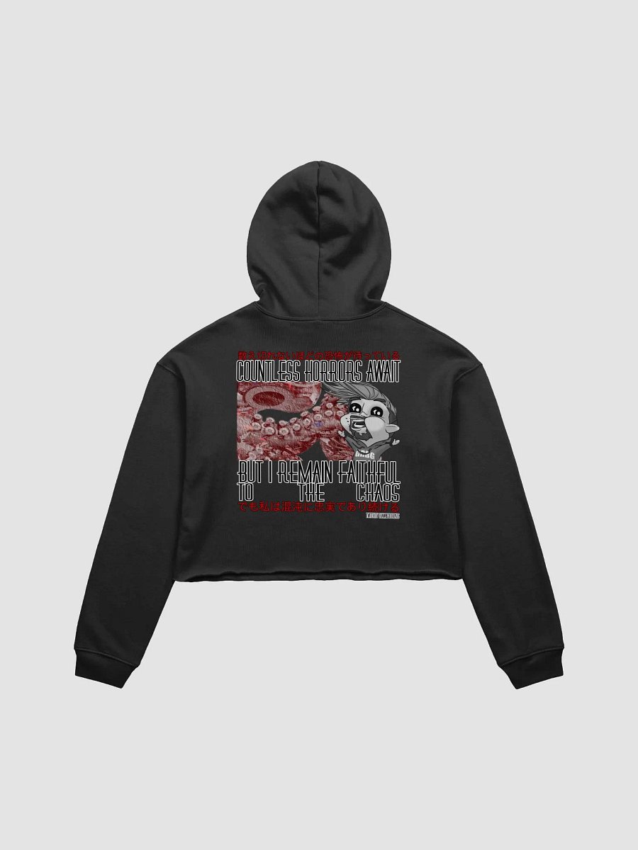 Faithful to the chaos Crop Hoodie product image (2)