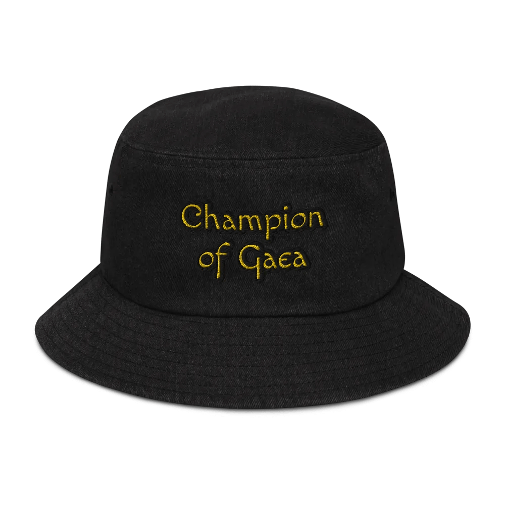 Champion of Gaea | Denim Bucket Hat product image (1)