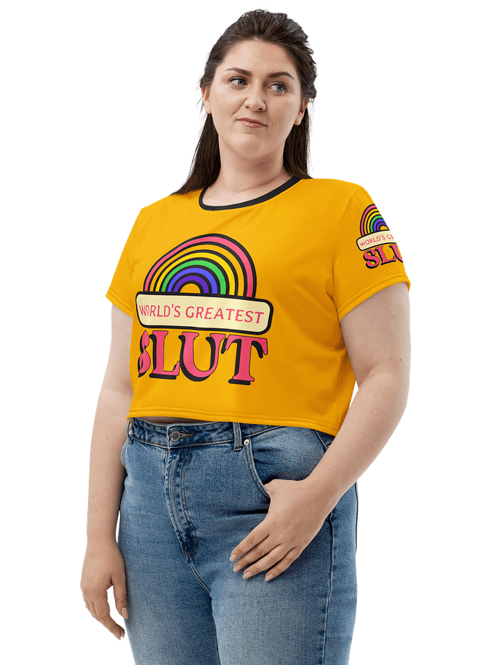 World's Greatest Slut crop tee product image (2)
