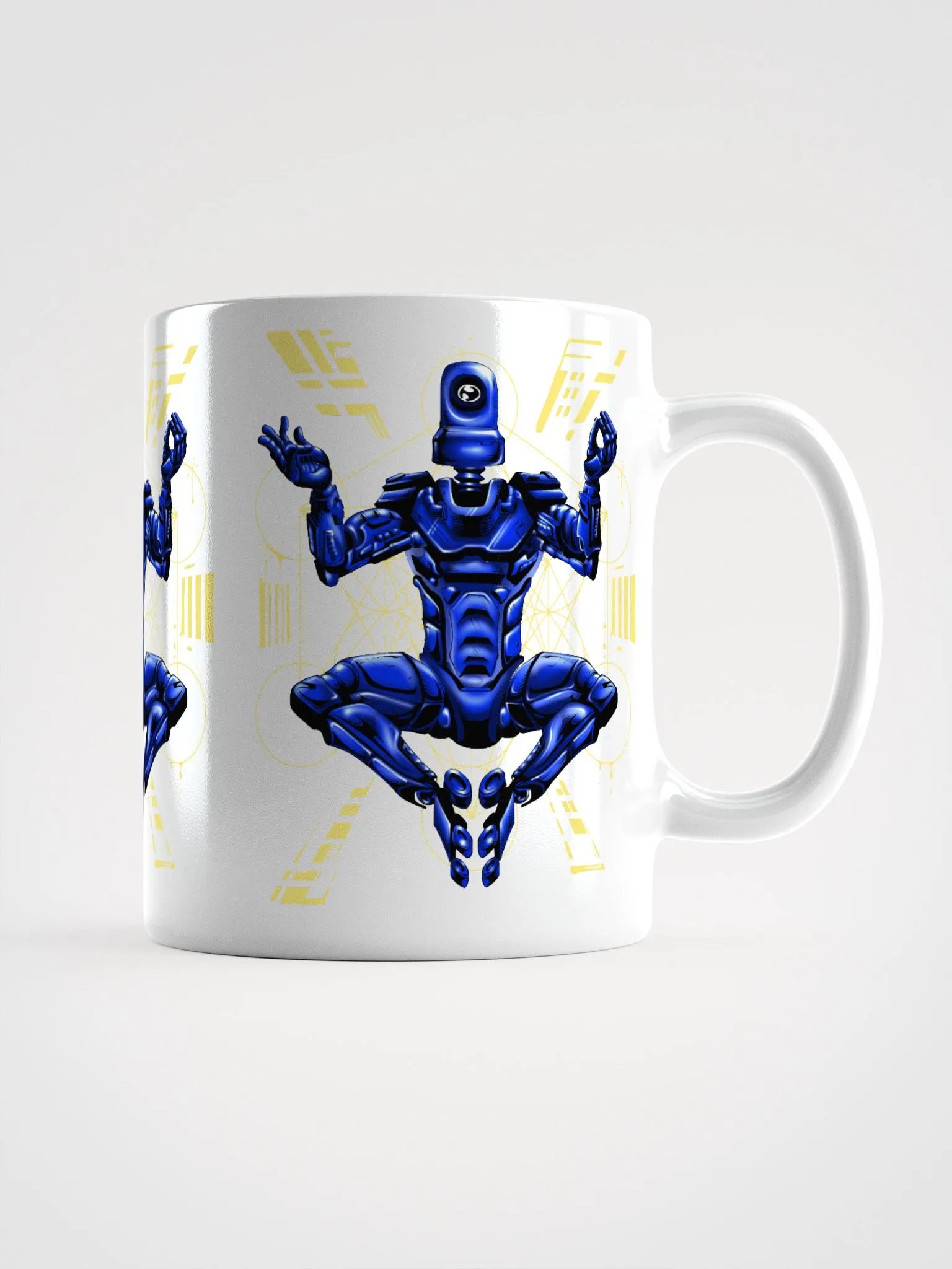Sacred Geometry Robot - Mug product image (1)