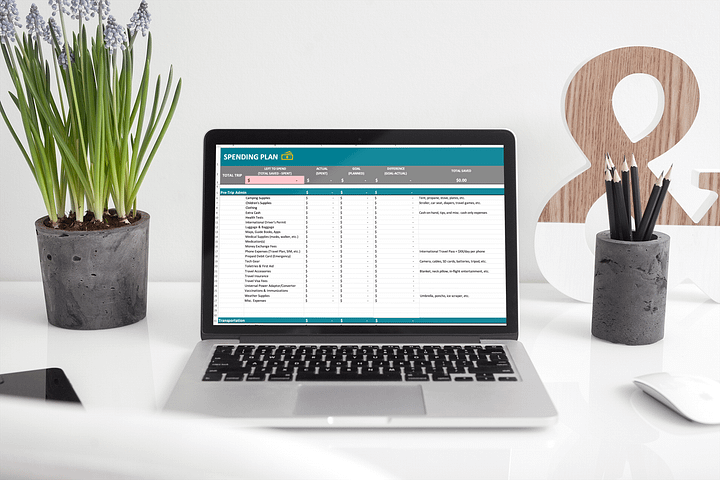 Travel Budget & Savings Spreadsheet Template product image (2)