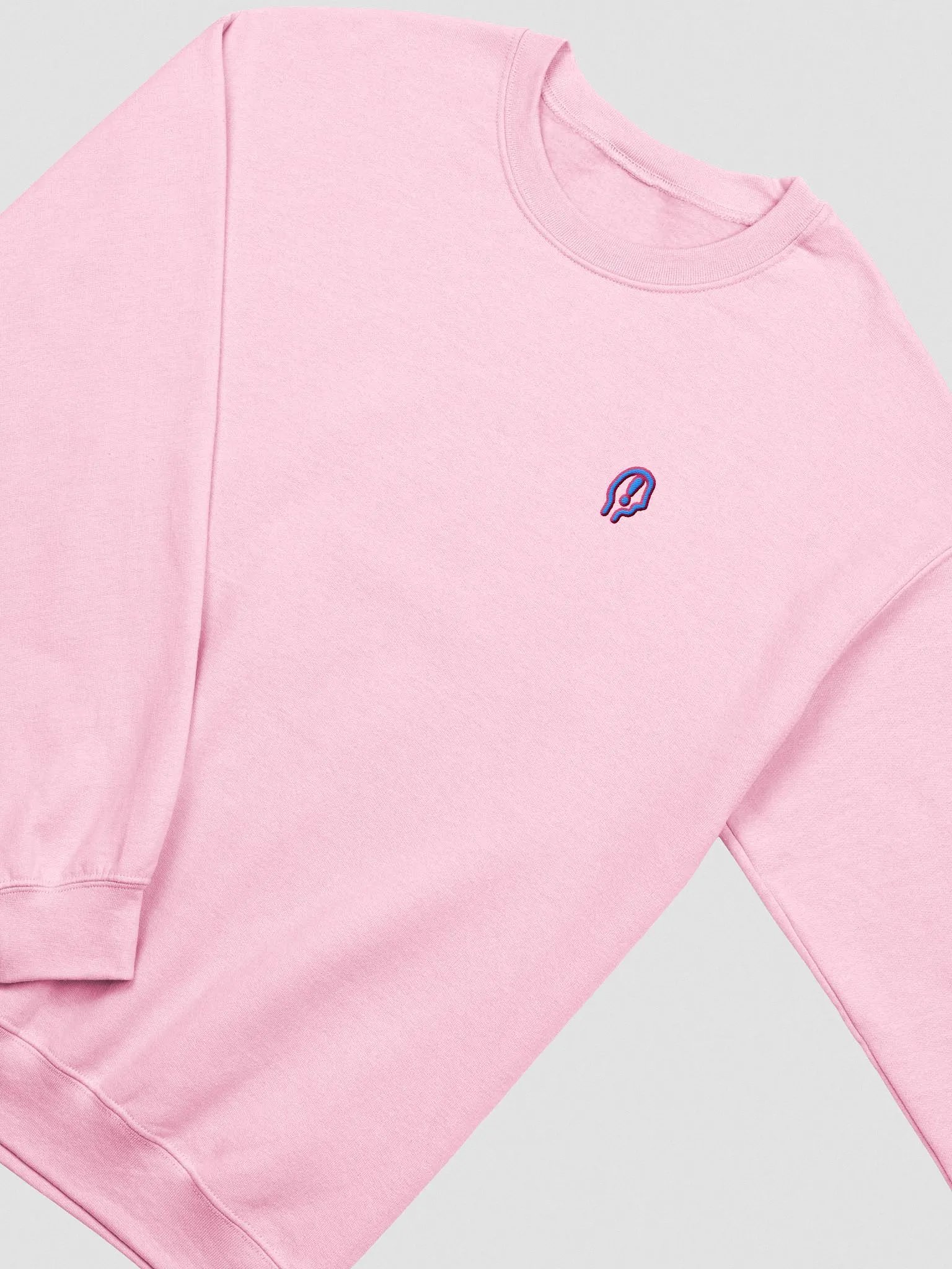 EXCLAIMING MENTALLY (L.C. bubblegum design) embroidered crewneck product image (9)