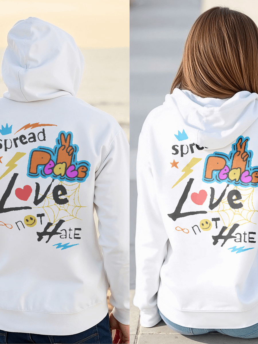 Spread Love, Not Hate | Gildan Classic Unisex Hoodie product image (1)