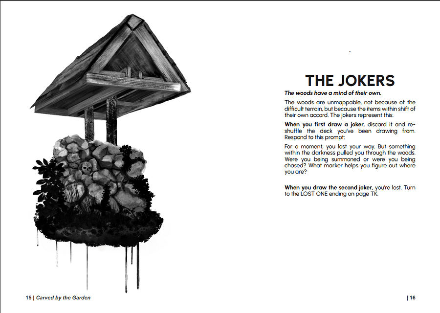 Carved by the Garden: a solo folk horror tabletop RPG product image (4)