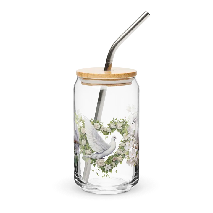 Flight of Serenity Glass Can Sipper product image (1)