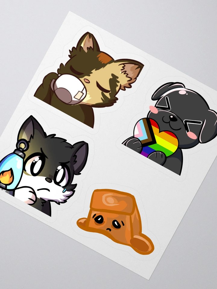 Whimsical Animal Kiss Cut Sticker Set product image (2)