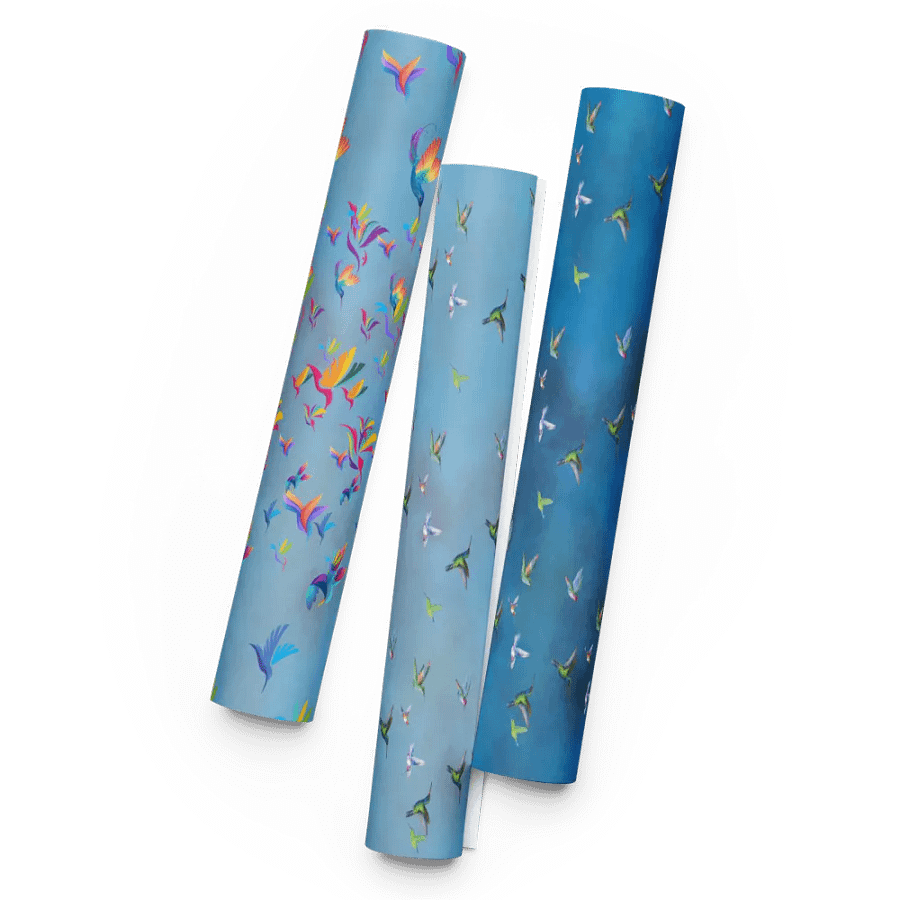 humming bird Wrapping Paper Set for thoughful birthday and occasion gifts product image (5)