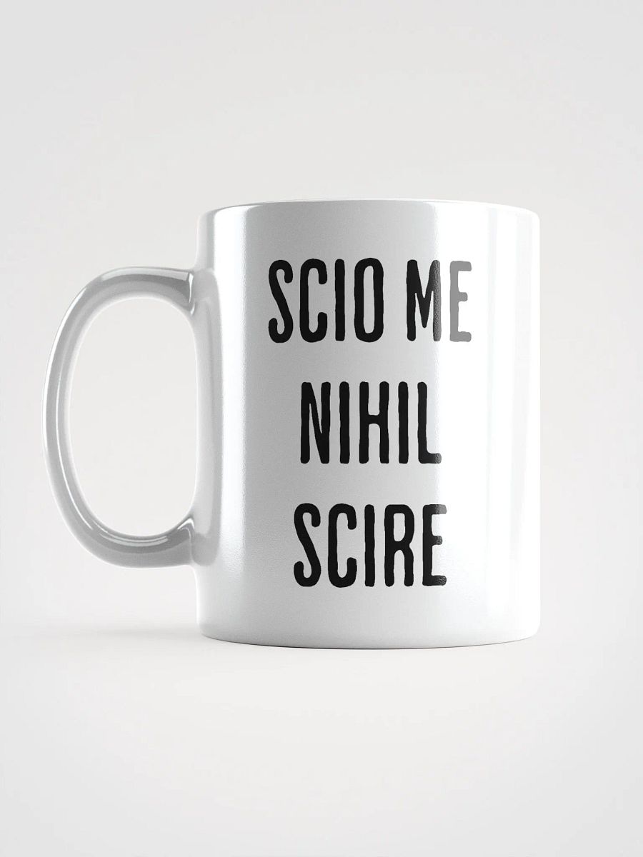 Scio Me Nihil Scire Mug product image (9)