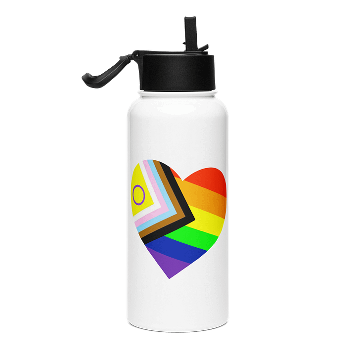 Pride Heart Water Bottle product image (1)
