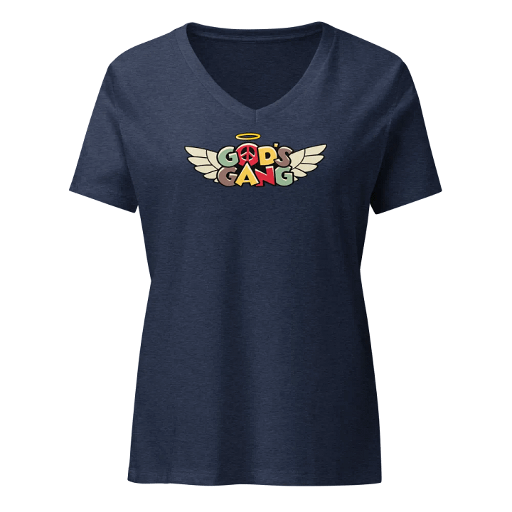 God's Gang | Women's Relaxed V-Neck T-Shirt product image (25)