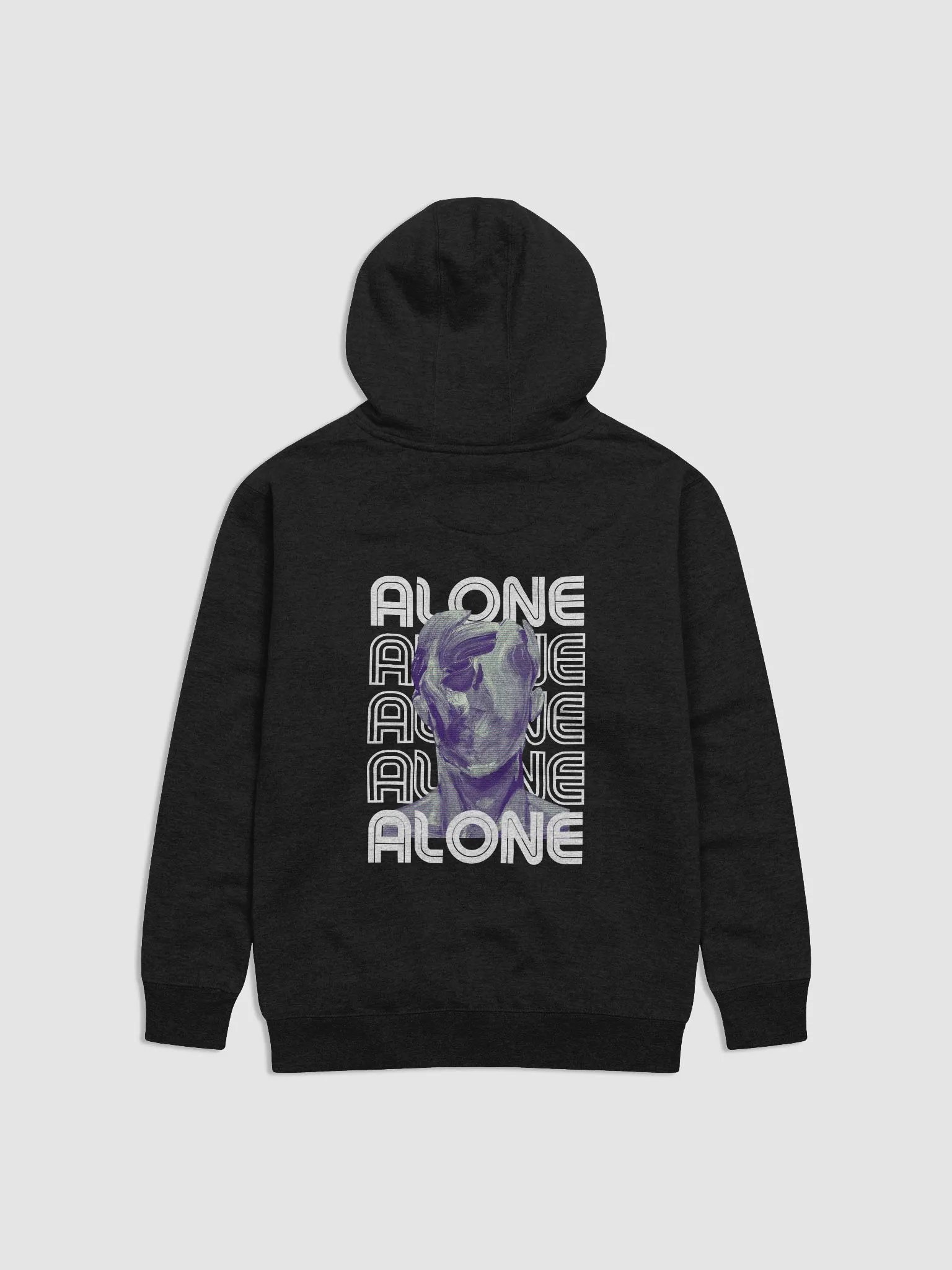 ALONE-Alone Comfort Premium Unisex Hoodie - Front & Back Print Design product image (1)