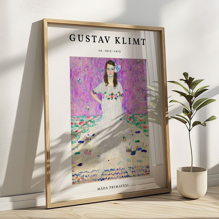 Mada Primavesi by Gustav Klimt Vintage Art Nouveau Poster product image (17)