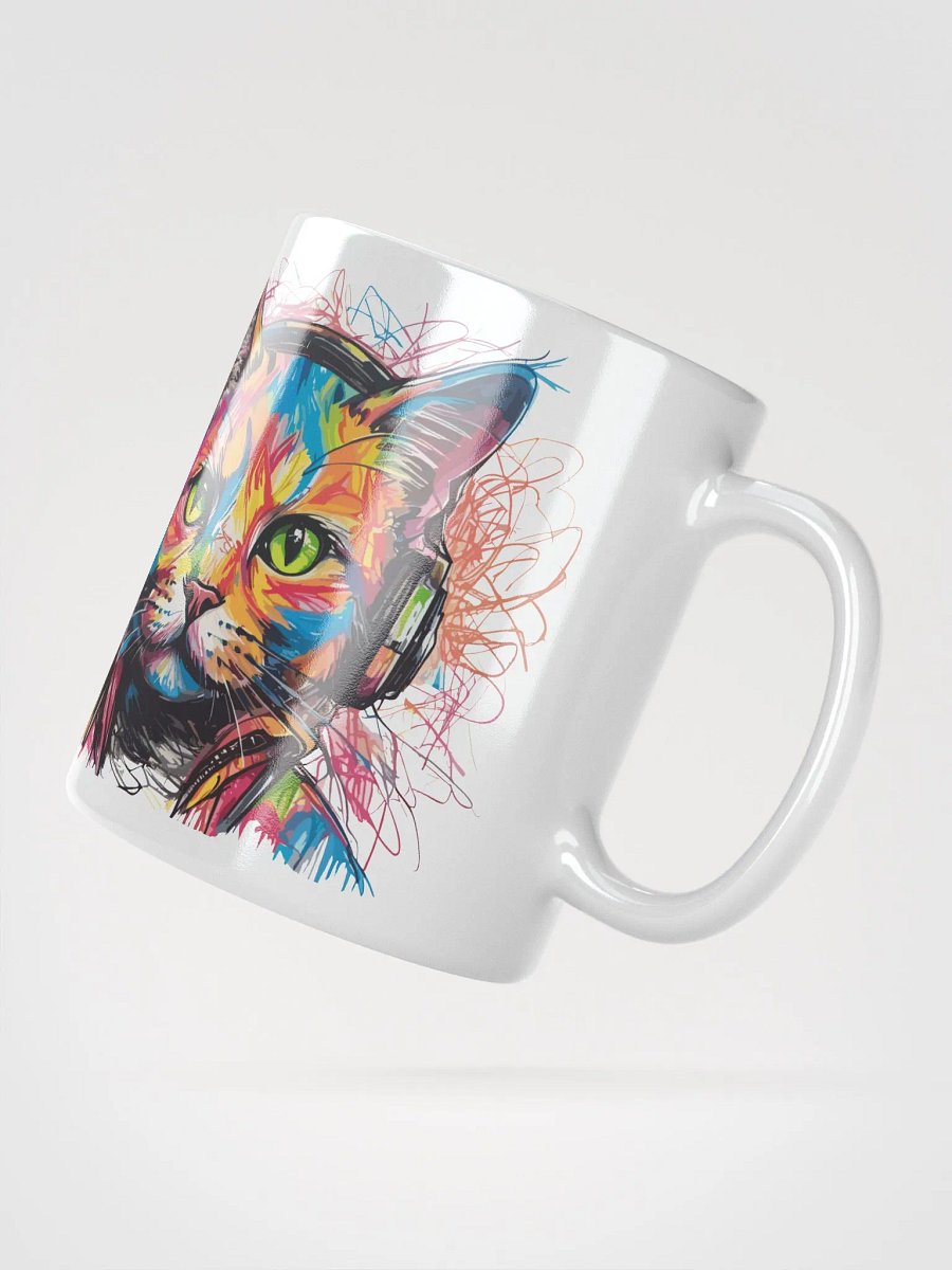 Graffiti Scribbles Cat 1 , Mug product image (3)