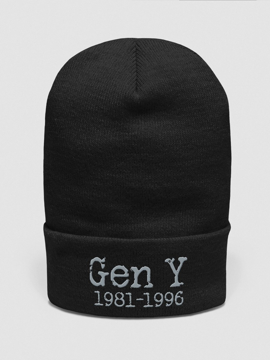 Gen Y 1981-1996 Embroidered Beanie product image (1)