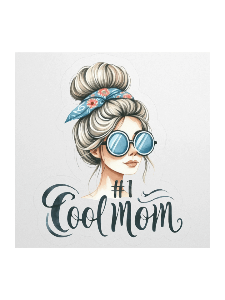 Cool Mom Illustrated Kiss Cut Stickers product image (2)