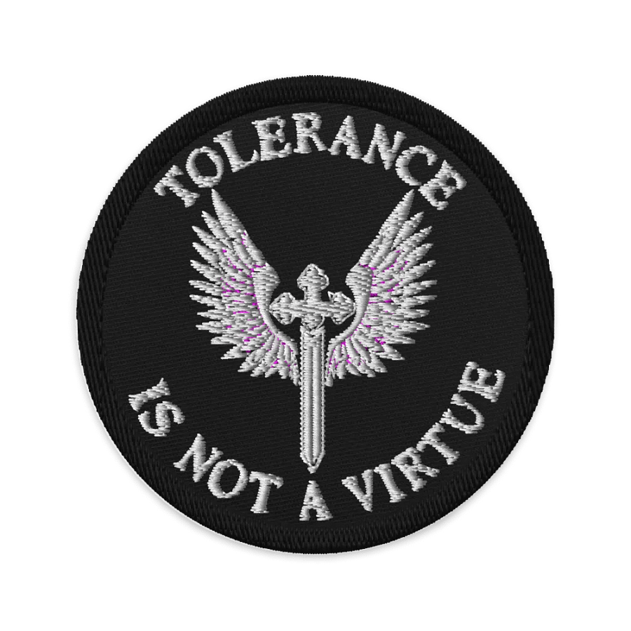 Tolerance is not a virtue patch product image (1)