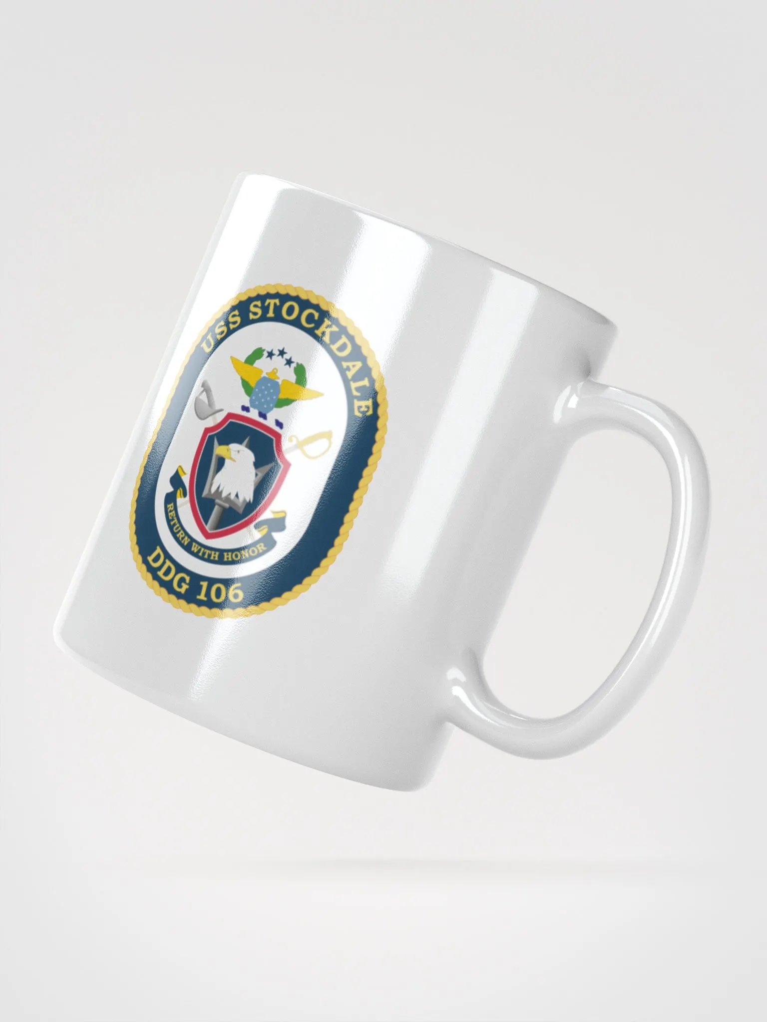 USS Stockdale DDG 106: White Coffee Cup product image (2)