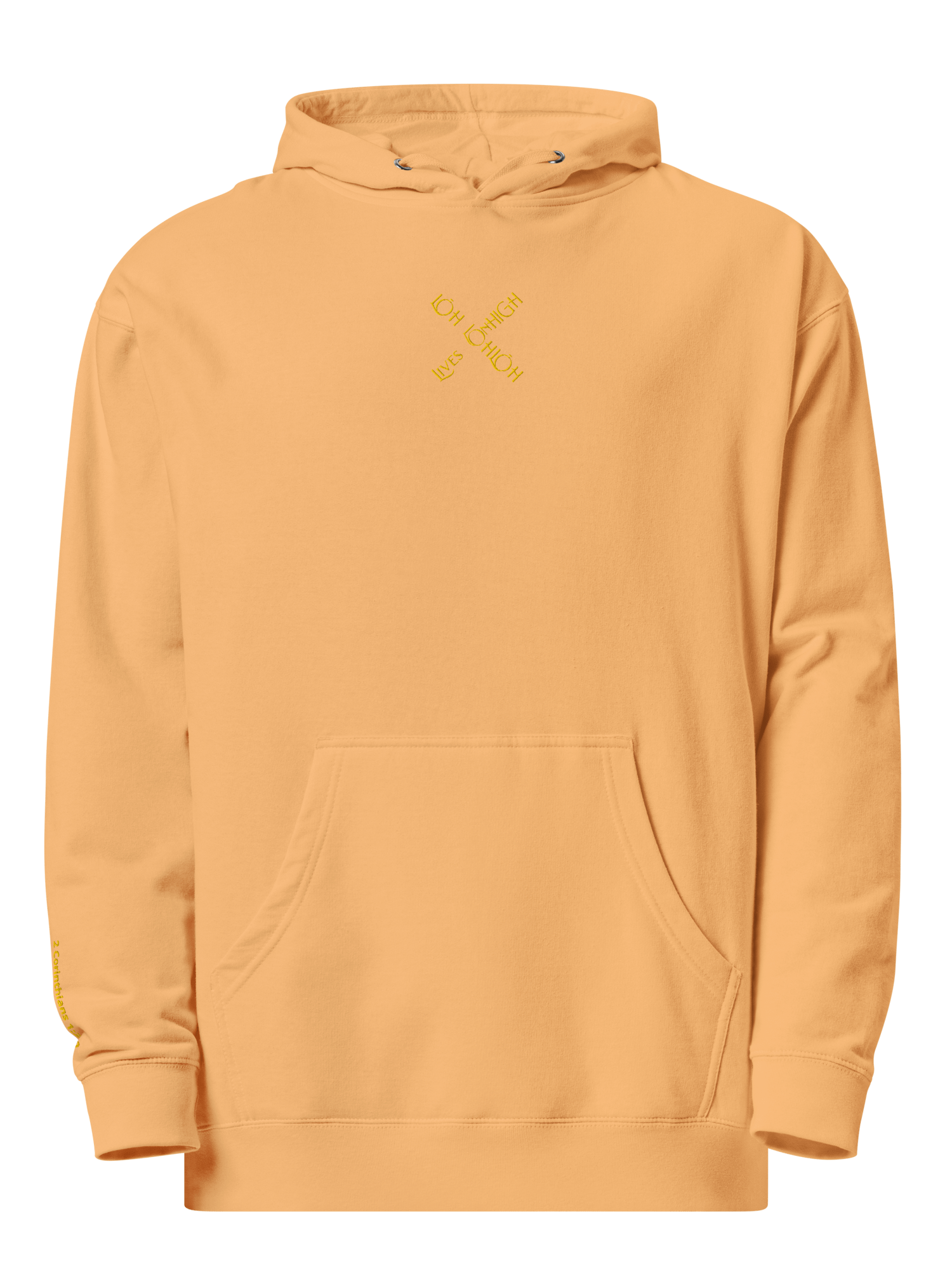 The Lives On HIGH | YTG STEALTH | UNISEX Hoodie | Peach product image (7)