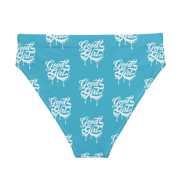 Good Girl High Waist Bikini Bottom Bright Blue product image (2)