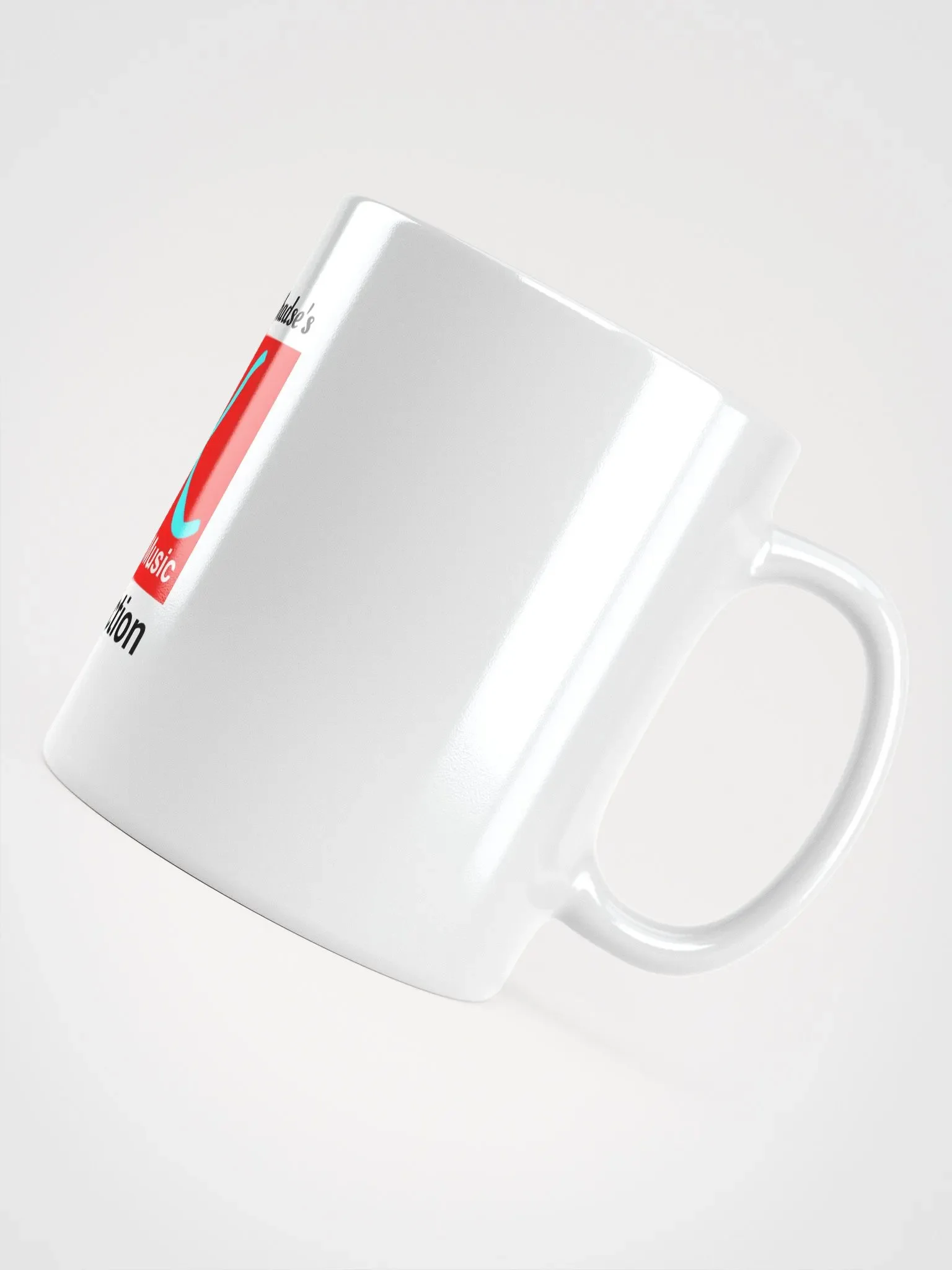 AK Films & Music Logo White Glossy Mug product image (10)