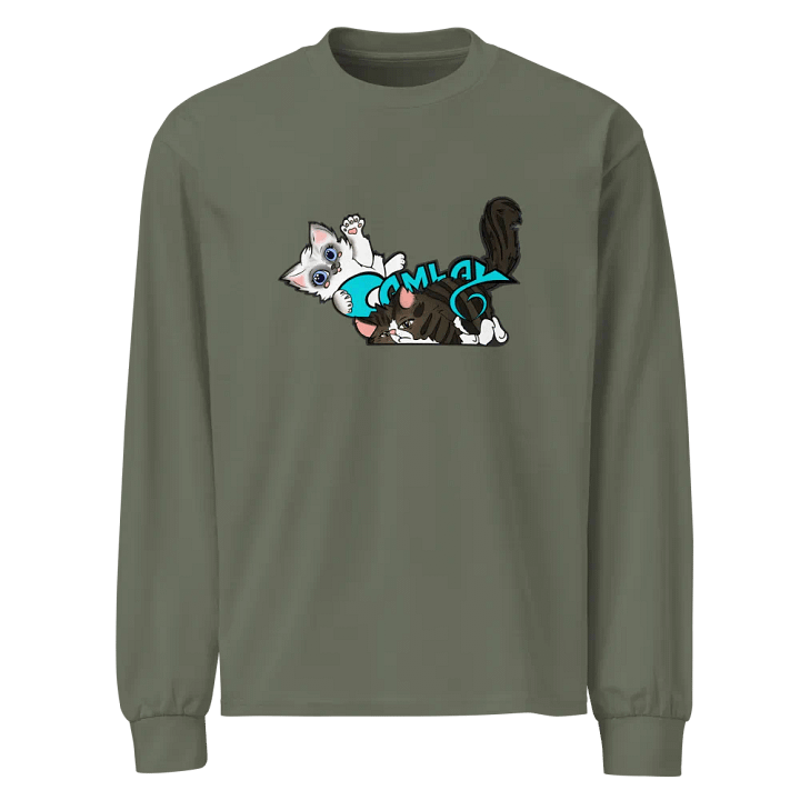AS Colour Unisex Premium Heavyweight Long Sleeve Shirt: Luigi & Ariel Logo product image (24)