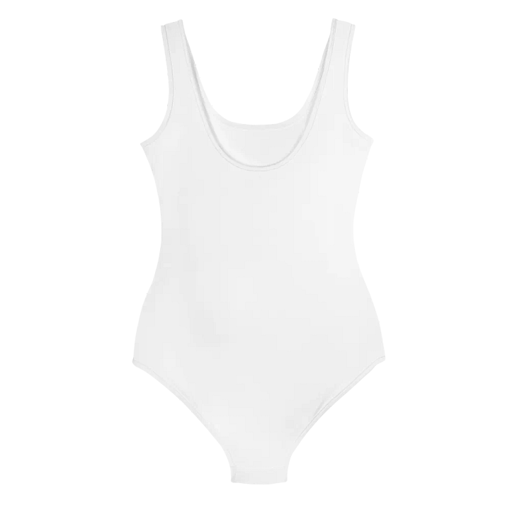 White Zenith Blank Canvas Youth Swimsuit product image (2)