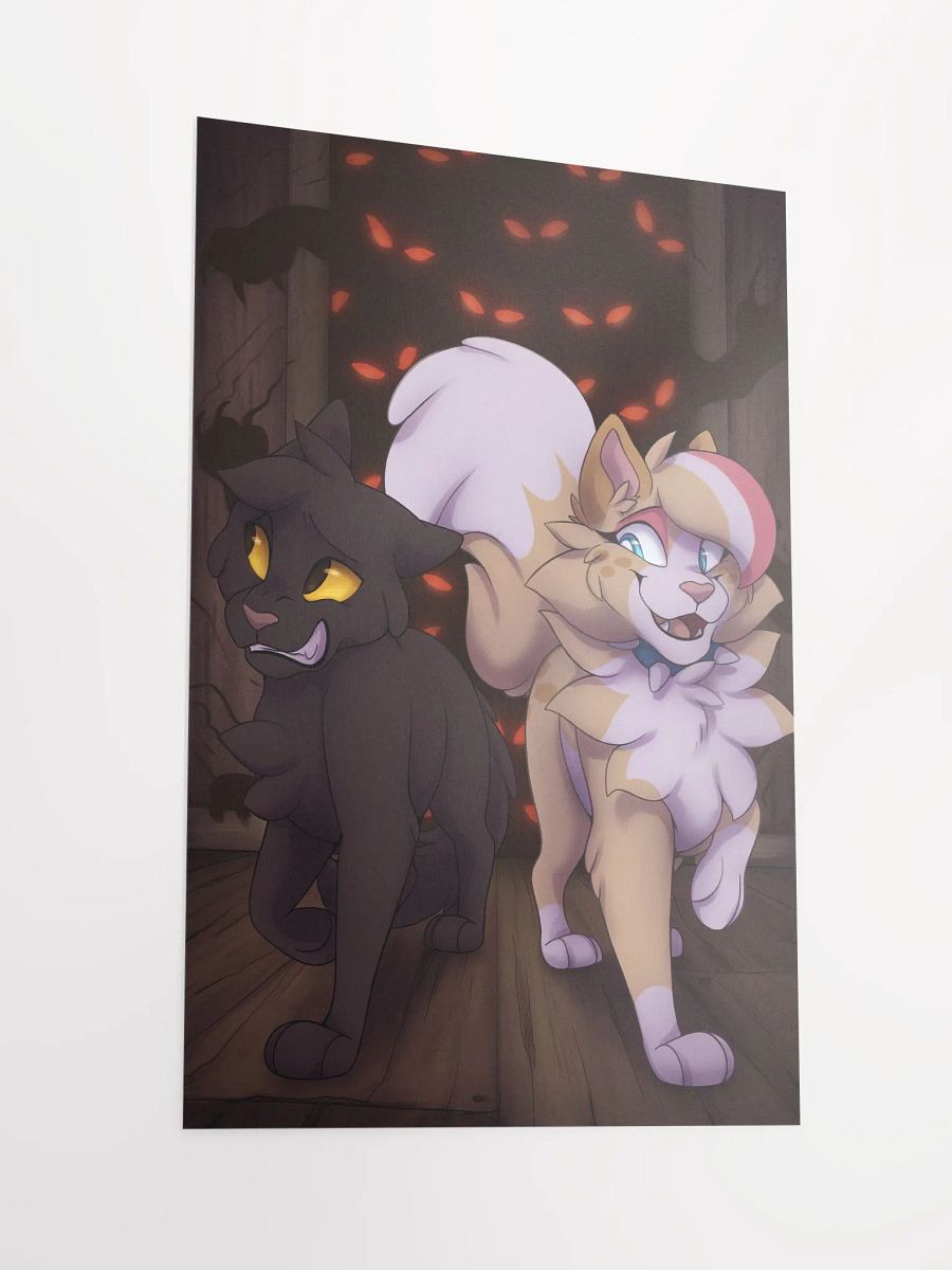Cream & Spooky Haunted Mansion Poster (Textless) product image (14)