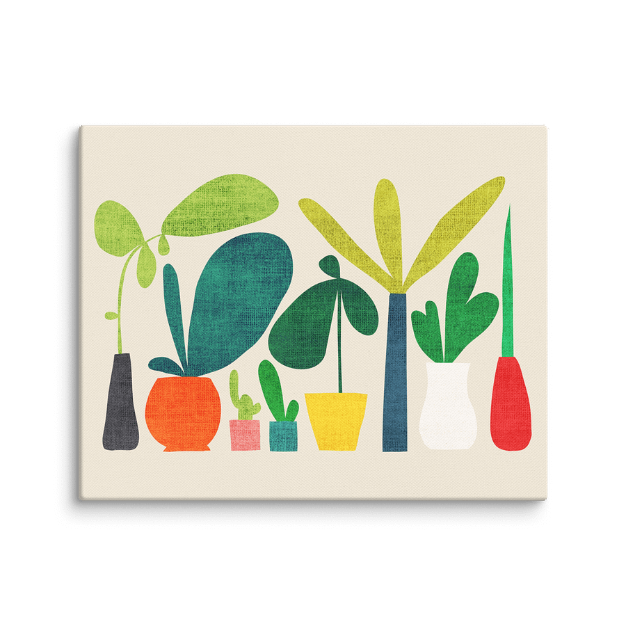 More plants canvas art print product image (21)