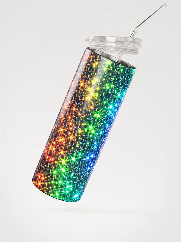 Rainbow Sparkle Stainless Steel Tumbler product image (2)