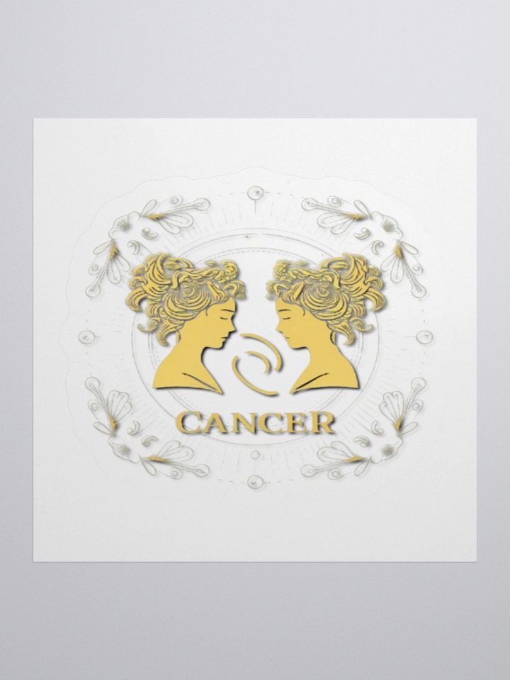 Cancer Zodiac Kiss-Cut Sticker product image (1)
