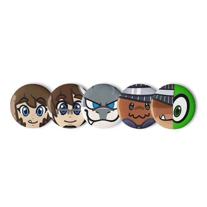 Buff & Fluff Character Pin Pack product image (1)