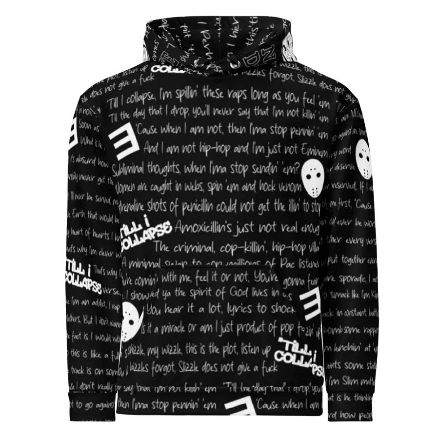 'Till I Collapse - Eminem - BLACK - Unisex Hoodie product image (2)