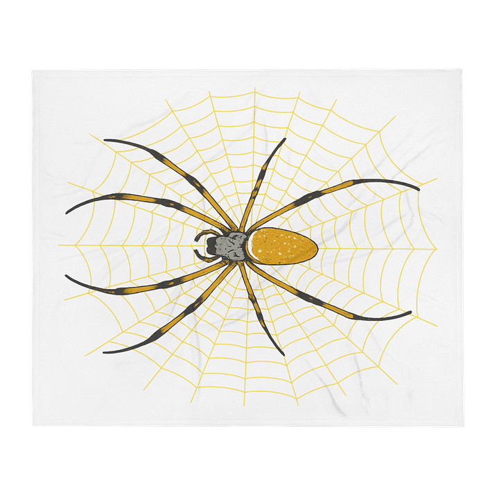 Gigantic Orb Weaver Throw Blanket product image (2)