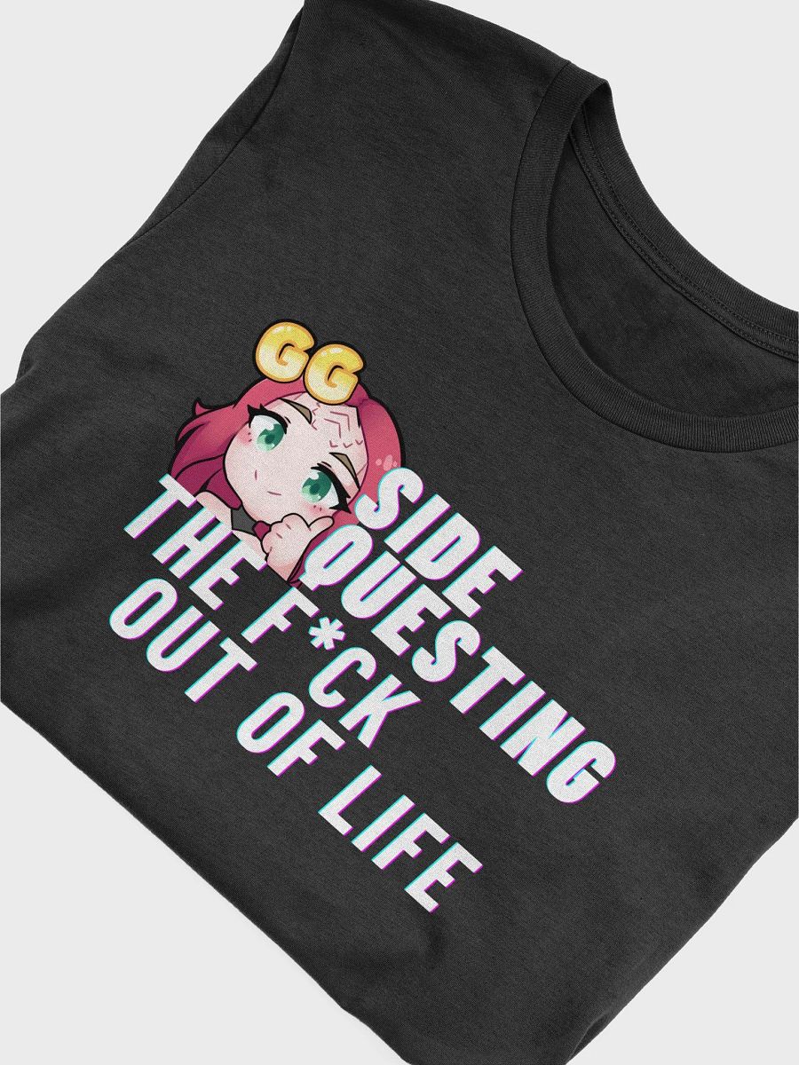 Pop Warrior Side Questing (White Text) T-Shirt product image (5)