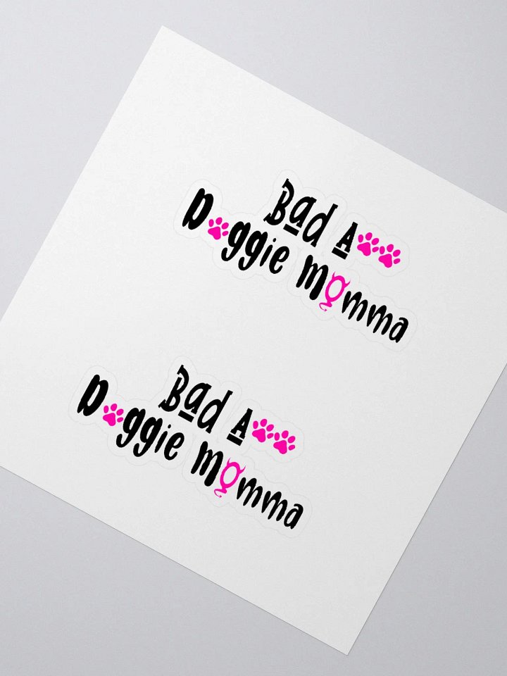 BADoggie Momma Logo Kiss-Cut Sticker product image (2)