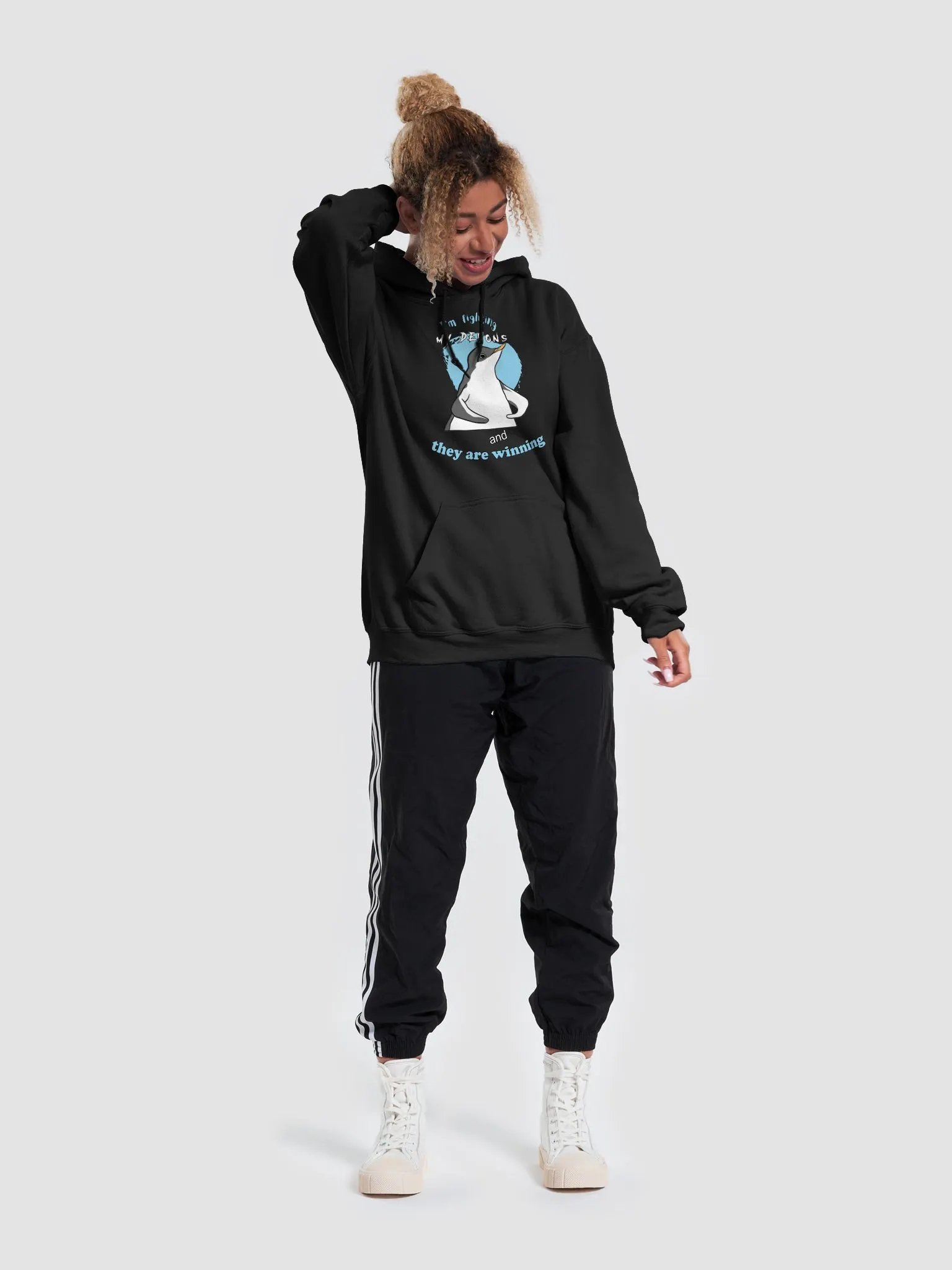 I'm fighting my demons Hoodie product image (5)