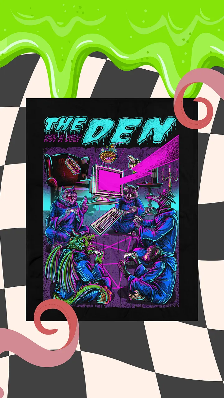 Official Den Throw Blanket product image (1)