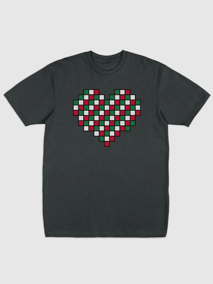Candy Cane Heart Premium Heavyweight Tee product image (1)
