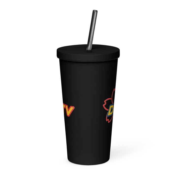 DarkSakuraTTV Insulated Tumbler with a Straw product image (2)