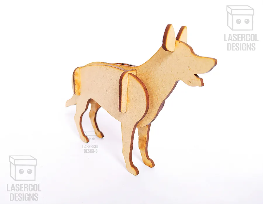 Dogs 3d Puzzle (3 Sizes) Set 1 - Laser Cut Files product image (7)