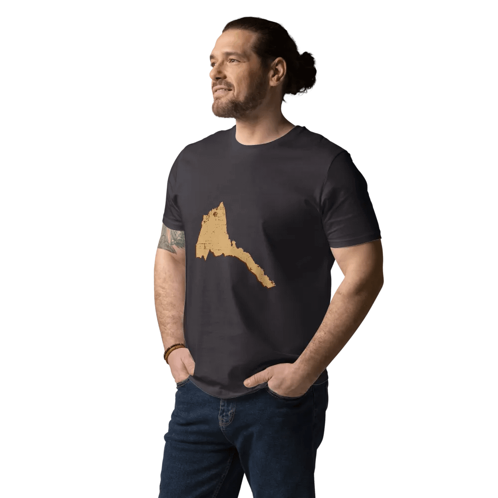 Vintage Eritrea Map Organic Tee product image (146)
