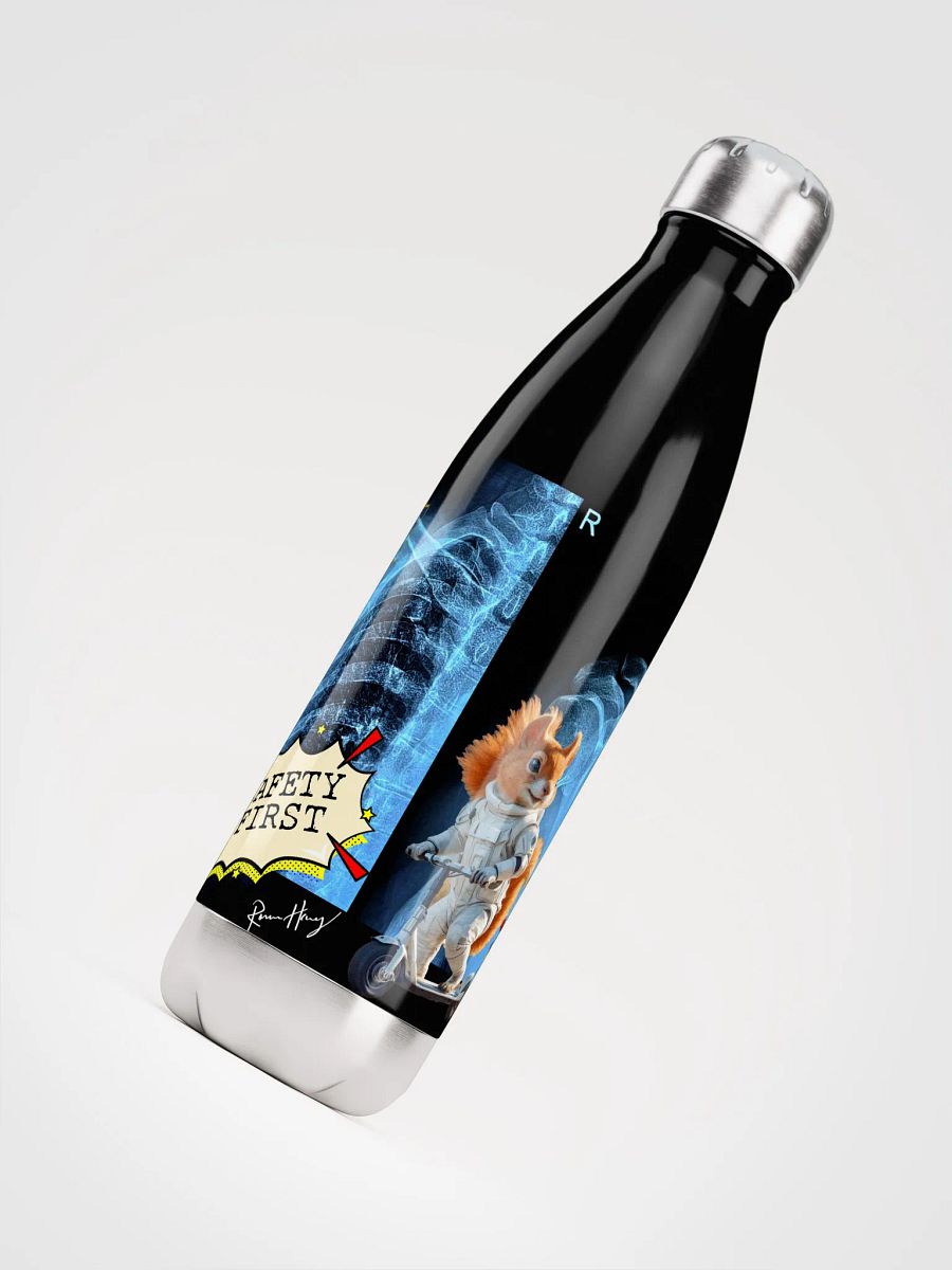 Safety First stainless steel drinking bottle with real authentic X-ray product image (4)
