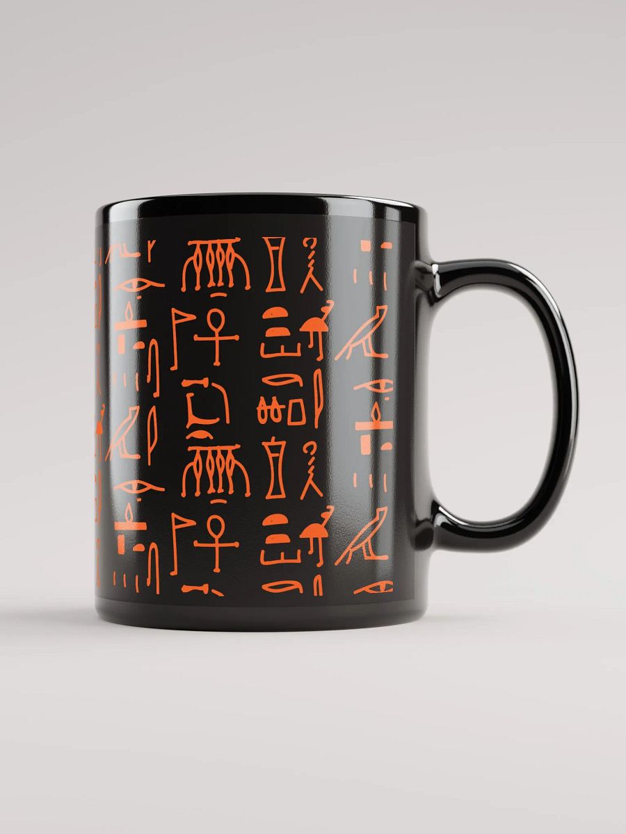 Majestic Egyptian Red Hieroglyphs Mug product image (1)