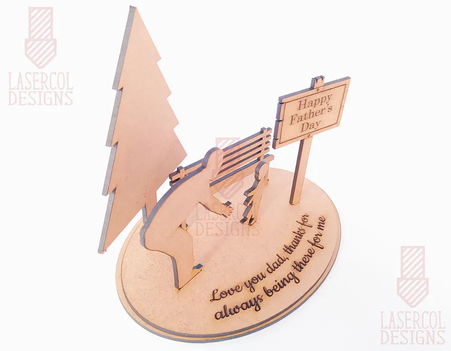 Father's Day Gift Plaque - Laser Cut Files product image (6)