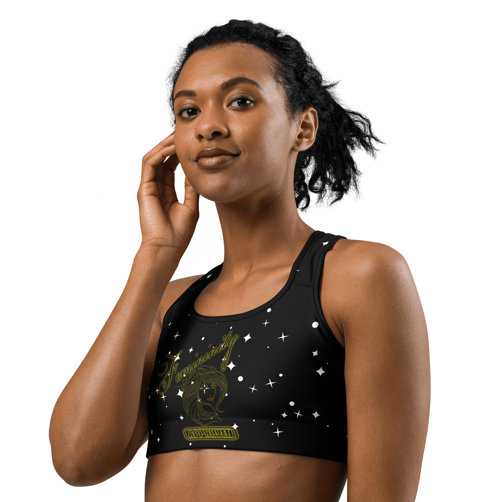 Starry Femininity Approved Sports Bra product image (2)